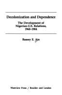 Tapa de Decolonization and dependence
