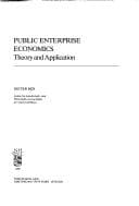 Tapa de Public enterprise economics