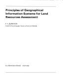 Tapa de Principles of geographical information systems for land resources assessment
