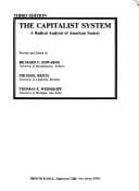 Tapa de The capitalist system