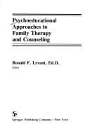 Tapa de Psychoeducational approaches to family therapy and counseling