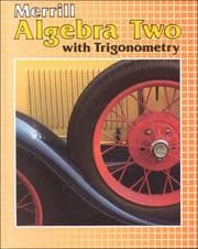 Tapa de Algebra 2 With Trigonometry