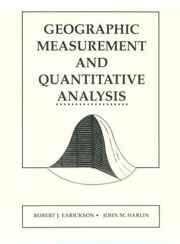 Tapa de Geographic measurement and quantitative analysis