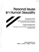 Tapa de Personal issues in human sexuality