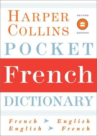 Tapa de Harper Collins Pocket French Dictionary