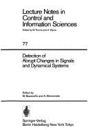 Tapa de Detection of abrupt changes in signals and dynamical systems