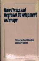 Tapa de New firms and regional development in Europe