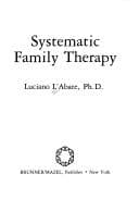 Tapa de Systematic family therapy