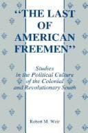 Tapa de "The  last of American freemen"