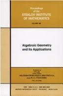 Tapa de Algebraic geometry and its applications