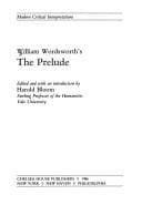 Tapa de William Wordsworth's The prelude