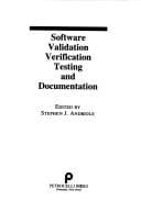 Tapa de Software validation, verification, testing, and documentation