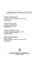 Tapa de Handbook of family practice