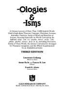 Tapa de -ologies & -isms