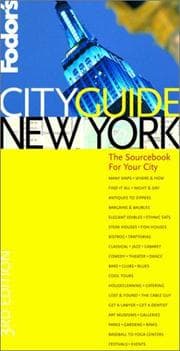 Tapa de Fodor's Cityguide New York City