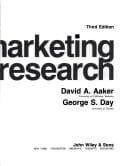 Tapa de Marketing research