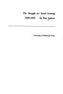 Tapa de The struggle for social security, 1900-1935