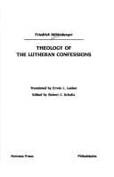 Tapa de Theology of the Lutheran confessions