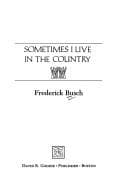 Tapa de Sometimes I Live in the Country
