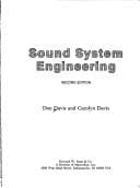 Tapa de Sound system engineering