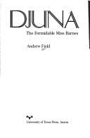 Tapa de Djuna, the formidable Miss Barnes