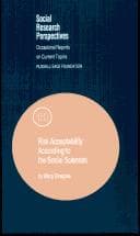 Tapa de Risk acceptability according to the social sciences