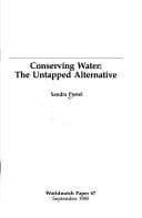 Tapa de Conserving water