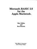 Tapa de Microsoft BASIC 2.0 for the Apple Macintosh