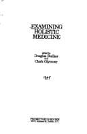 Tapa de Examining holistic medicine