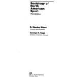 Tapa de Sociology of North American sport