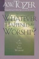 Tapa de Whatever happened to worship?