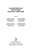 Tapa de Algorithmically specialized parallel computers