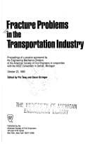 Tapa de Fracture problems in the transportation industry