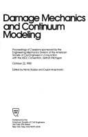 Tapa de Damage mechanics and continuum modeling
