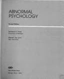 Tapa de Abnormal psychology