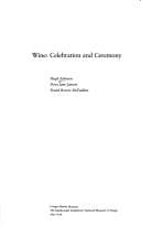 Tapa de Wine, celebration and ceremony