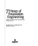Tapa de 75 years of foundation engineering