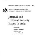 Tapa de Internal and external security issues in Asia