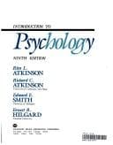 Tapa de Introduction to psychology