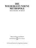 Tapa de Die Wiedergefundene Metropole