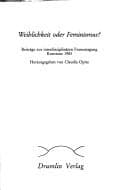 Tapa de Weiblichkeit oder Feminismus?