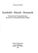 Tapa de Symbolik, Klassik, Romantik