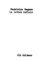 Tapa de La lettre infinie