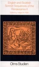 Tapa de English and Scottish sonnet sequences of the renaissance