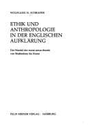 Tapa de Ethik und Anthropologie in der englischen Aufklärung