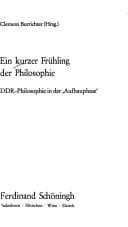 Tapa de Ein Kurzer Frühling der Philosophie
