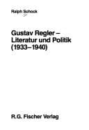 Tapa de Gustav Regler, Literatur und Politik (1933-1940)