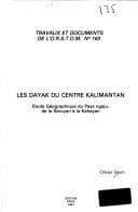 Tapa de Les Dayak du centre Kalimantan