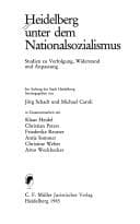 Tapa de Heidelberg unter dem Nationalsozialismus