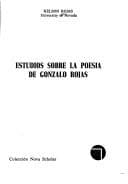 Tapa de Estudios sobre la poesía de Gonzalo Rojas